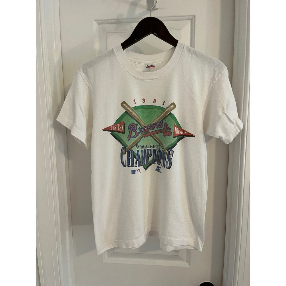 Vintage 1991 Atlanta Braves National League Champions T